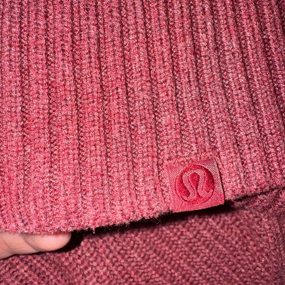 Lululemon Athletica Maroon Knit Cardigan - Picture 3 of 8